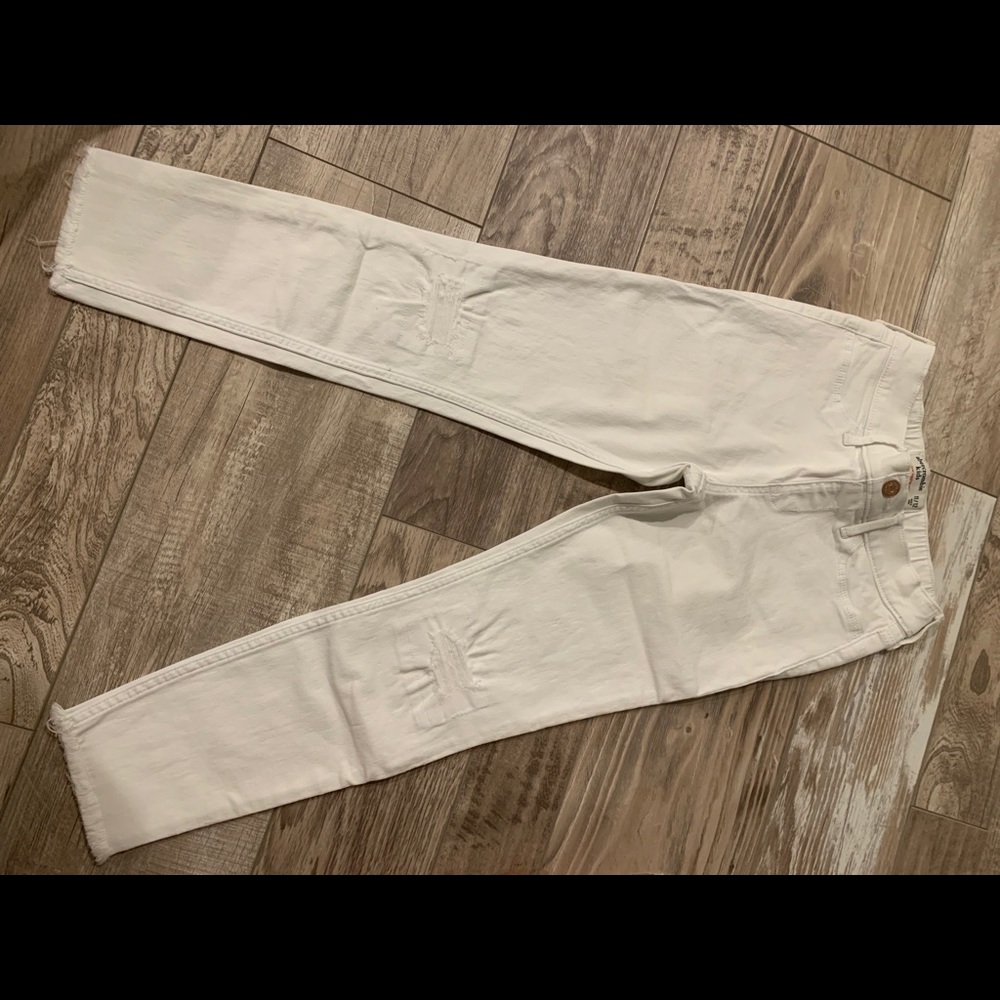 Abercrombie pull on jean legging ankle, size:11/12